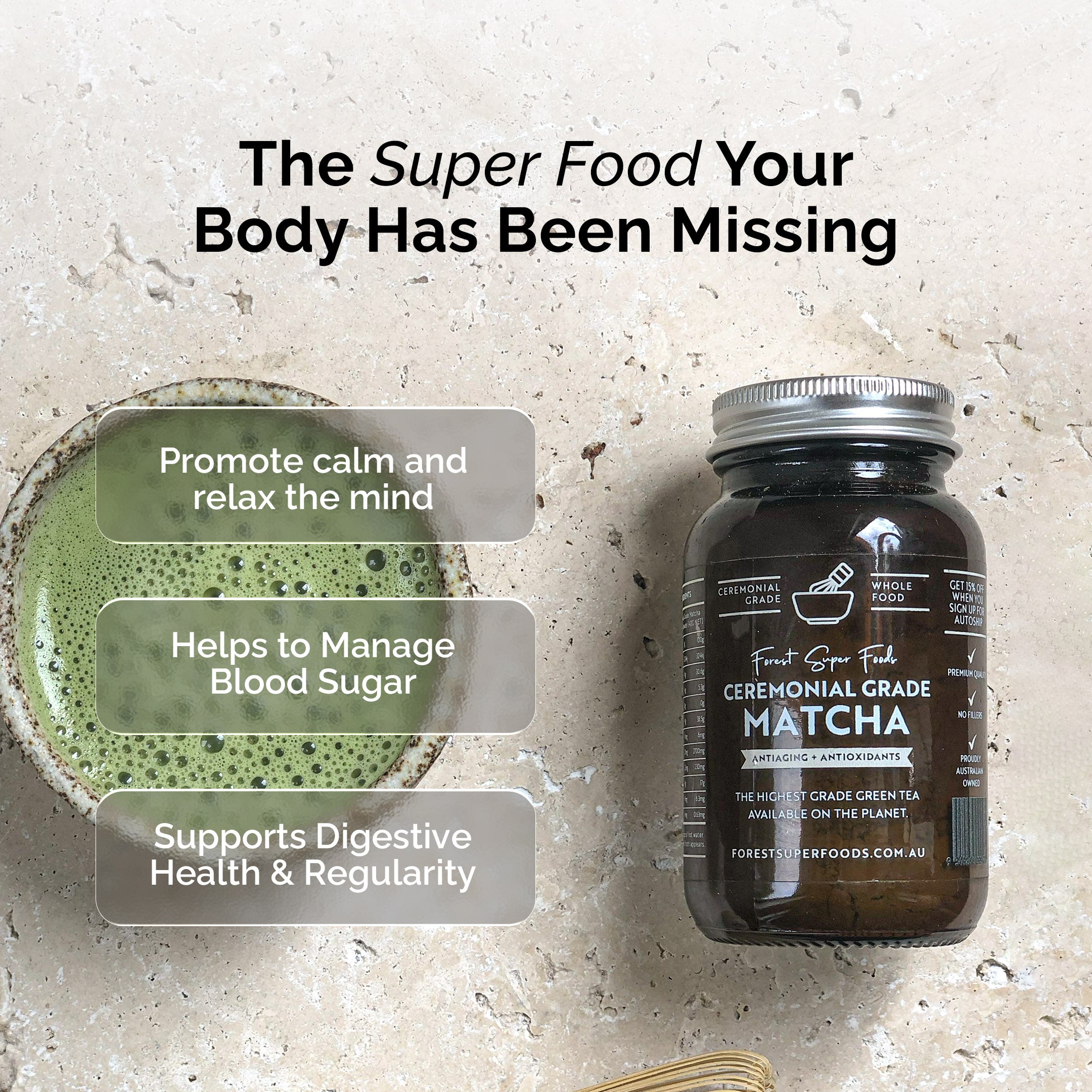 Ceremonial Grade Matcha Green Tea Leaf