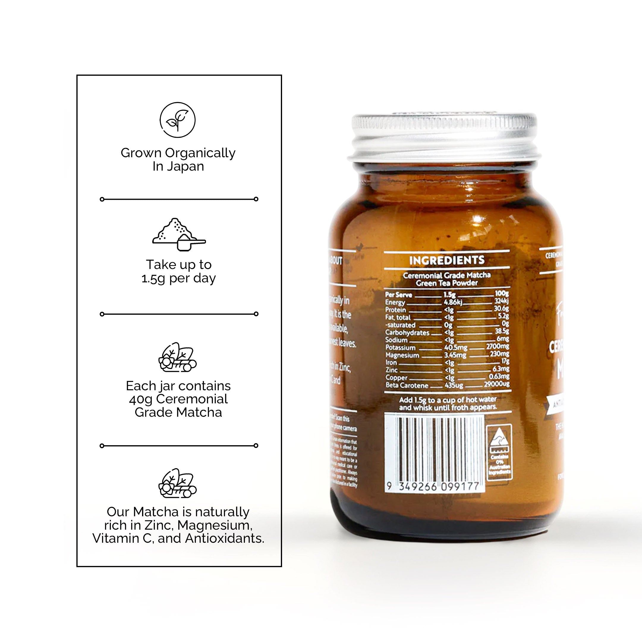 Ceremonial Grade Matcha Green Tea Leaf