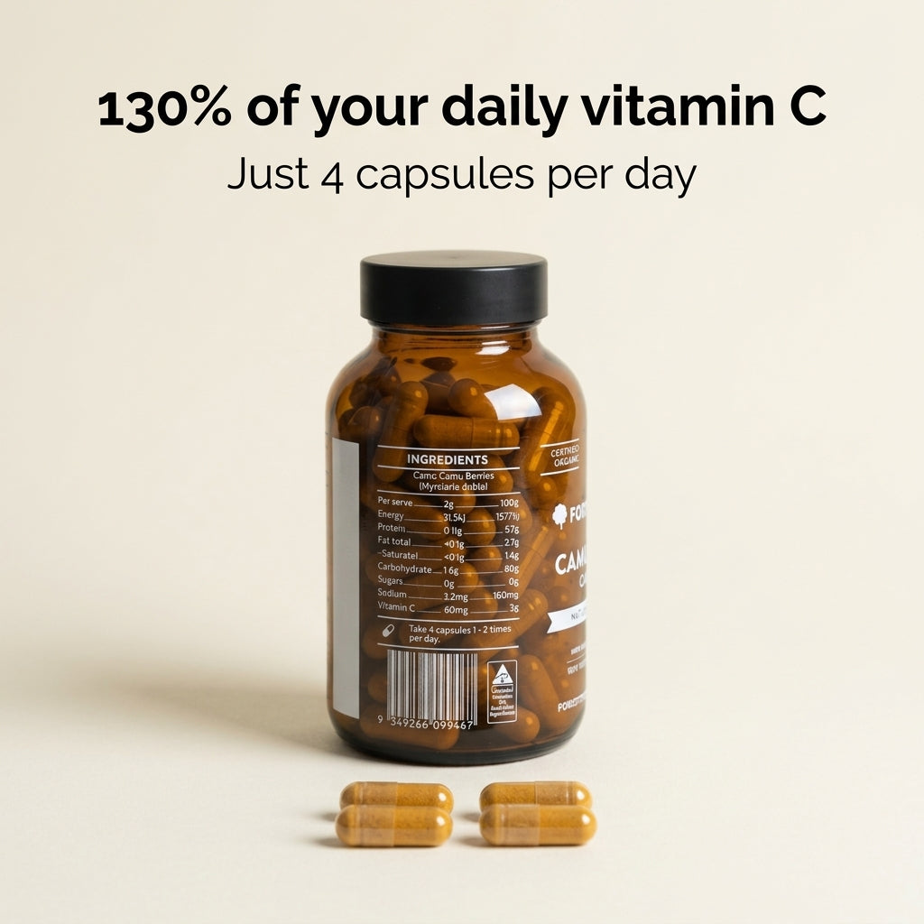 Certified Organic Camu Camu Berry Capsules