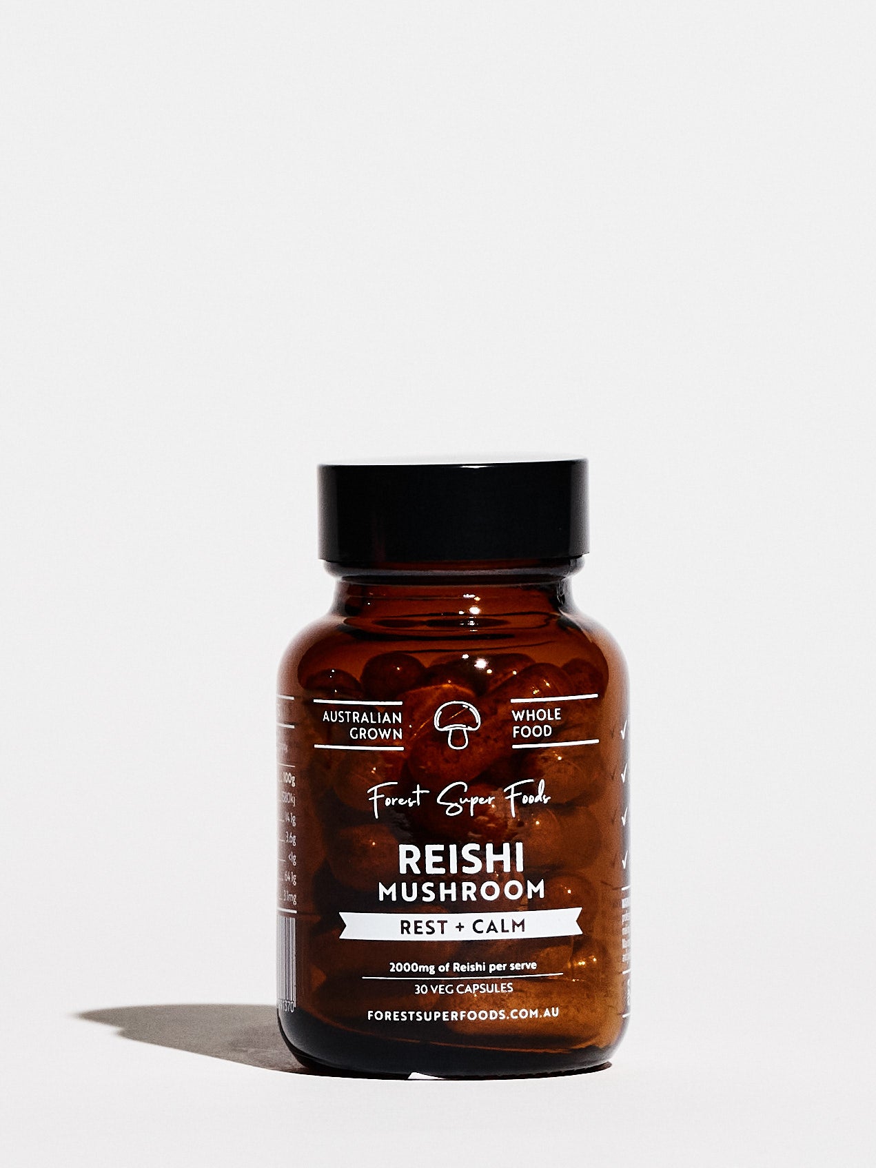 Mini Australian Grown Reishi Mushroom Capsules