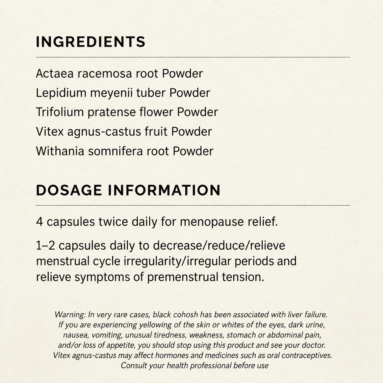 Natural Hormone Support