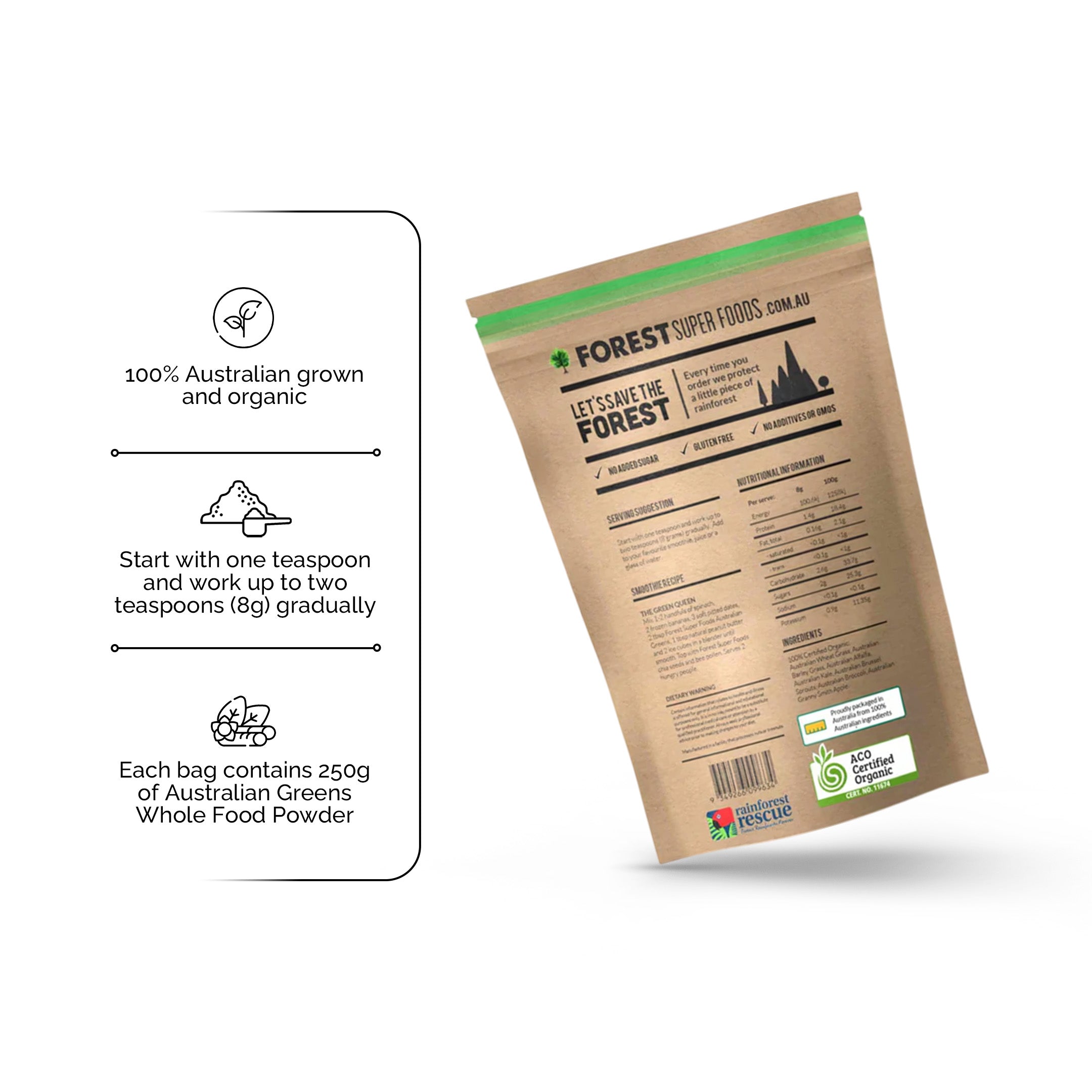 Australian Greens Whole Food Powder