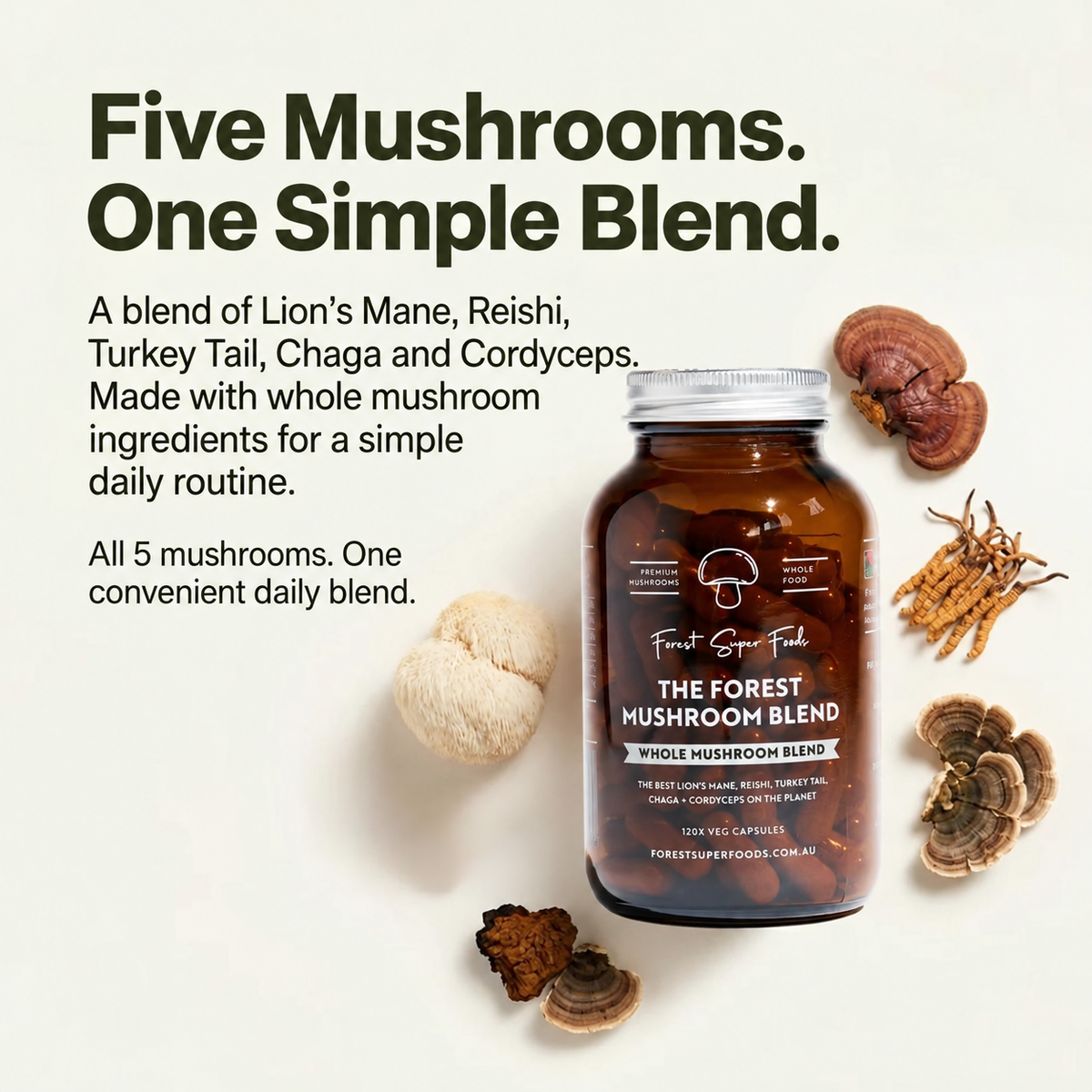 Forest Mushroom Blend Capsules